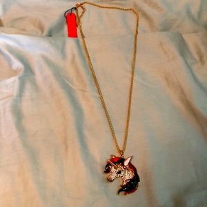 NWT BJ Unicorn necklace. 24-inch. Very whimsical.